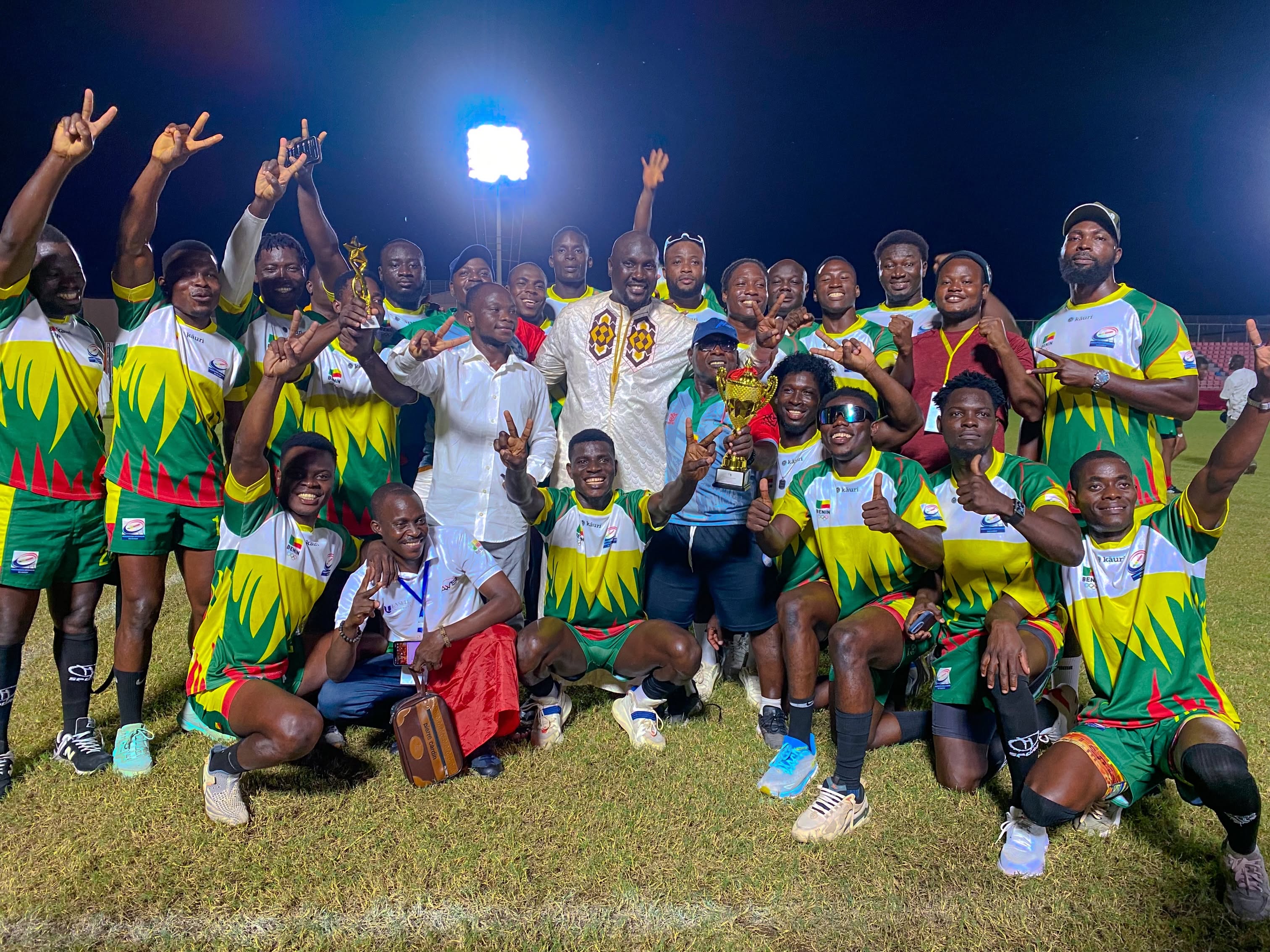 Rugby : le Bénin décroche l'argent à la Coupe d'Afrique UFOAR Zone B, Arnold Togboé élu meilleur joueur
